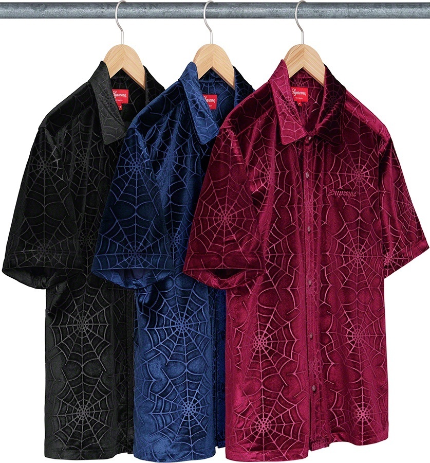 Spider Web Velvet S/S Shirt